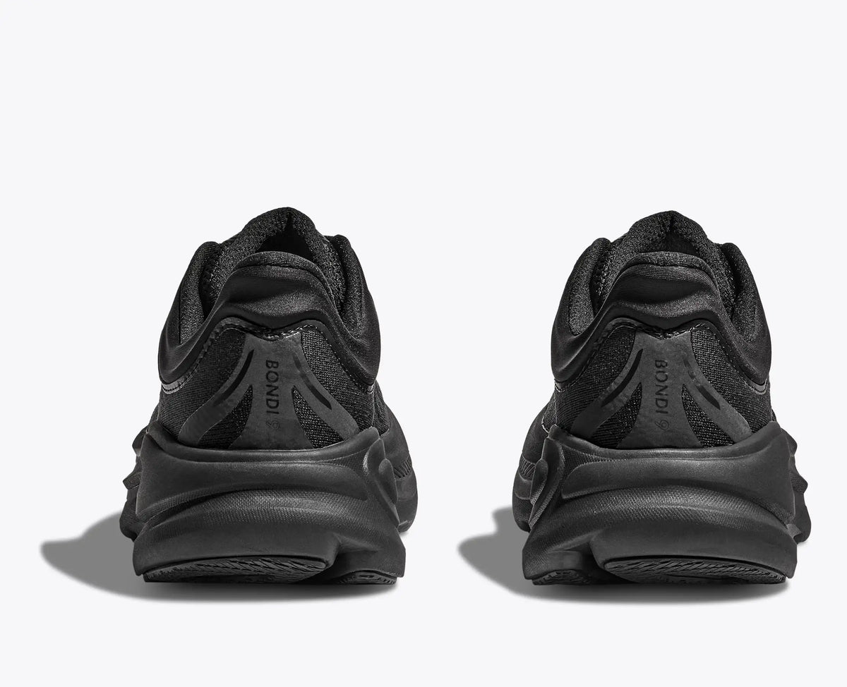 HOKA Bondi 9 — Black / Black — vue 5
