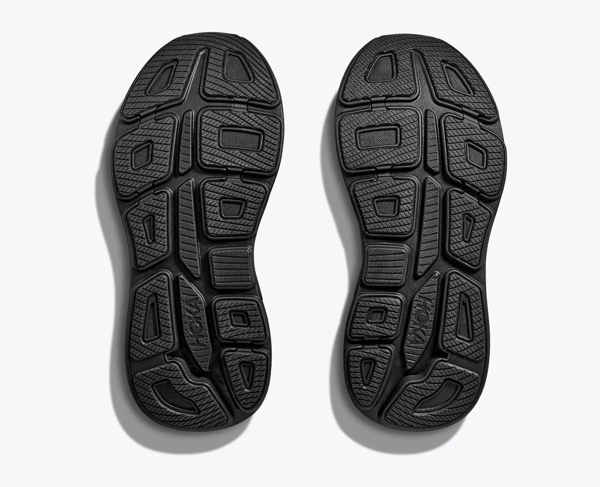 HOKA Bondi 9 — Black / Black — vue 7