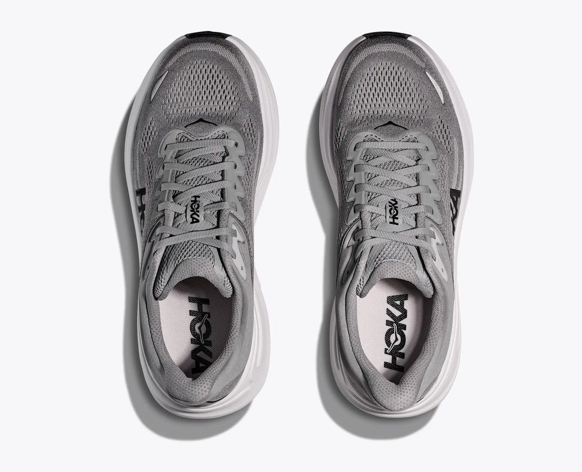 HOKA Bondi 9 — Galactic Grey / Stellar Grey — vue 2