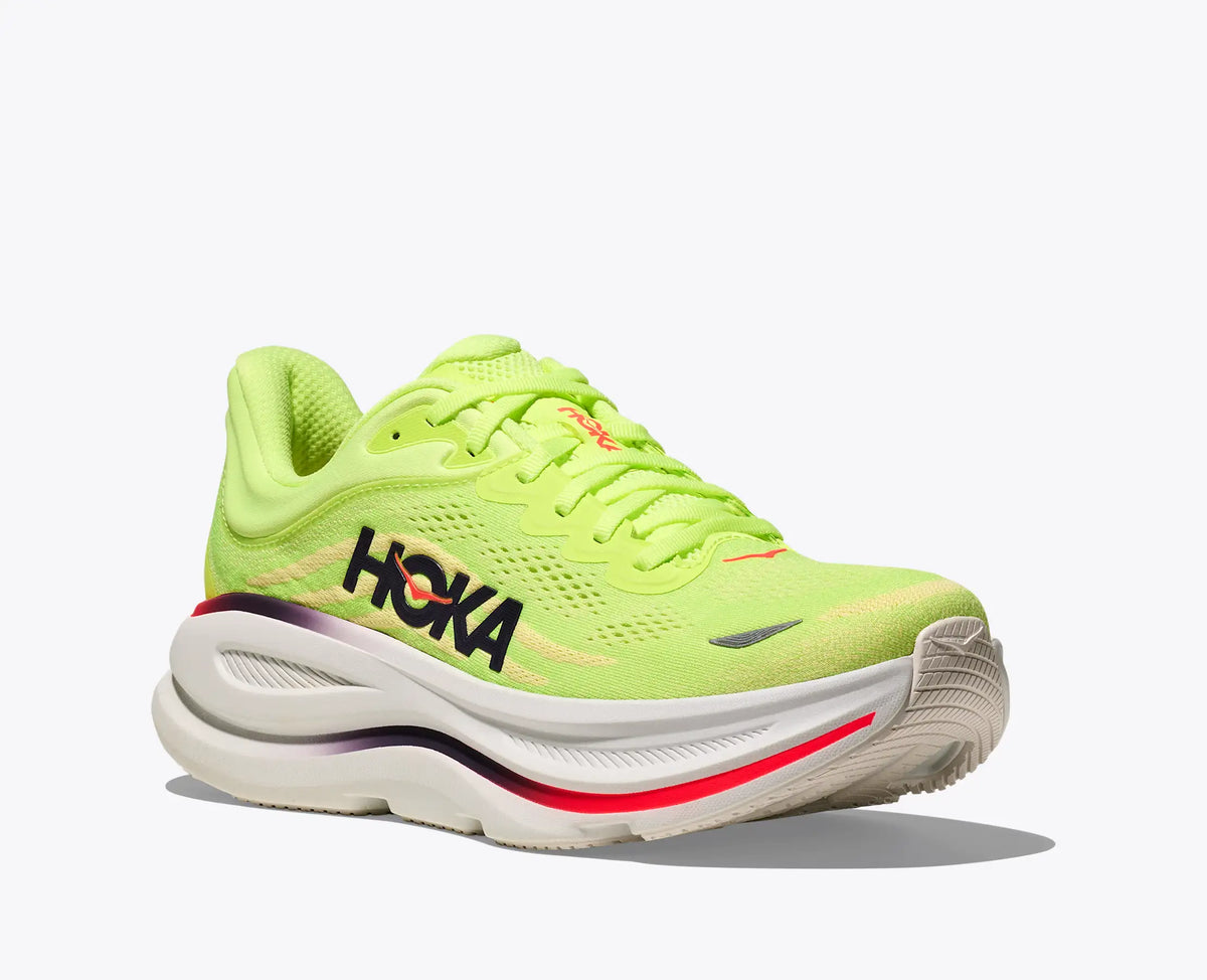 HOKA Bondi 9 — Neon Yuzu / Sunlight — vue 6