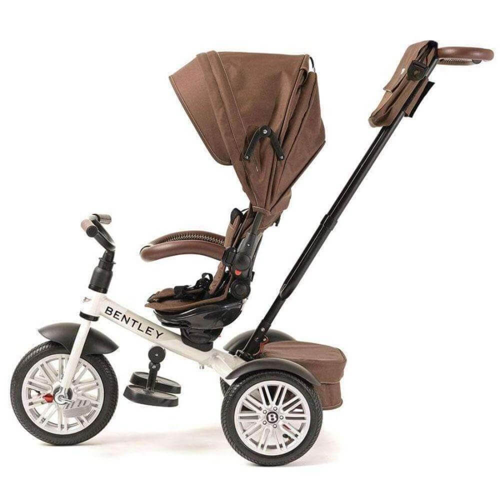Bentley 6-in-1 Baby Stroller - White Satin (Special Edition)