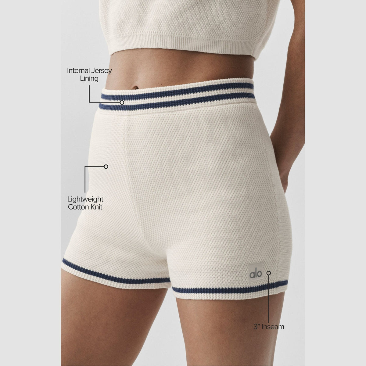 Tennis Club Sweater Knit Short