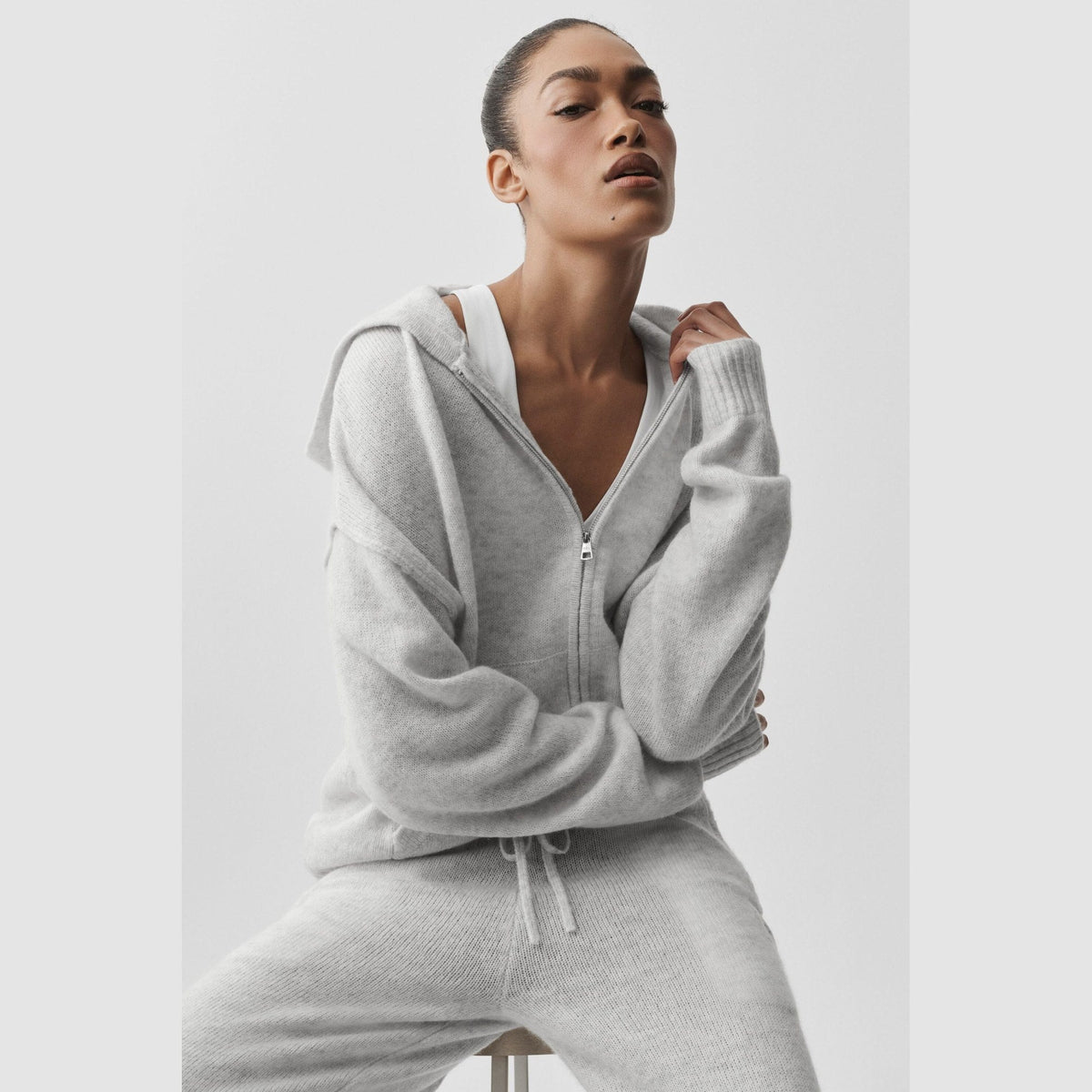 New Class Knit Zip Hoodie