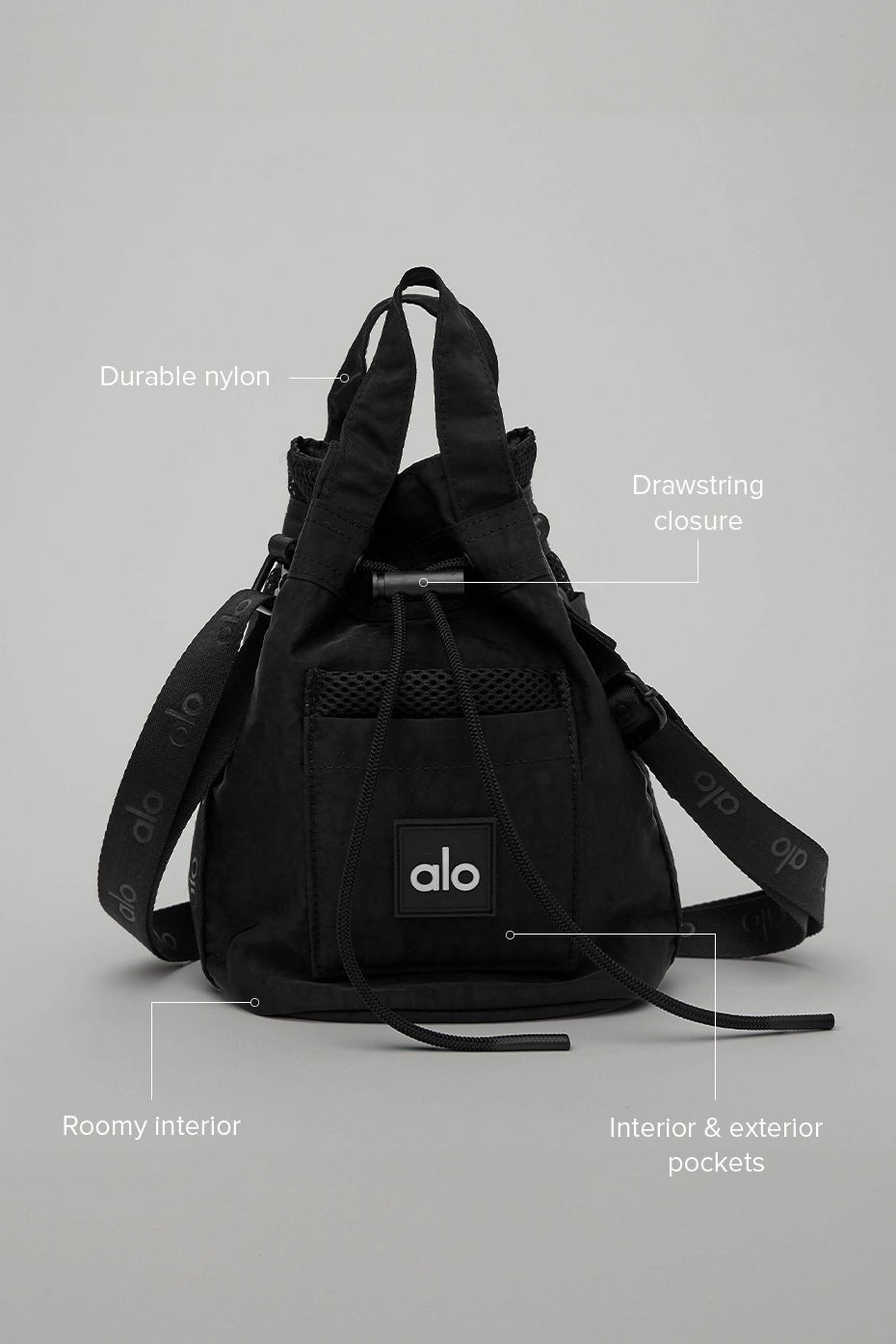 Bucket shoulder bag