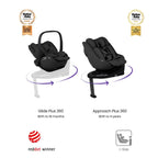 Silver Cross x Automobili Lamborghini Reef AL Arancio Travel System Ultimate 360 Family Car Seat Bundle (12-piece)
