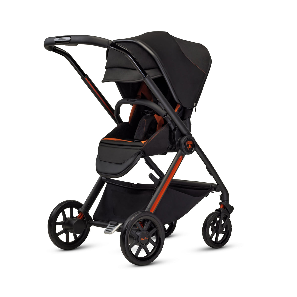 Silver Cross x Automobili Lamborghini Reef AL Arancio Travel System Accessory Bundle