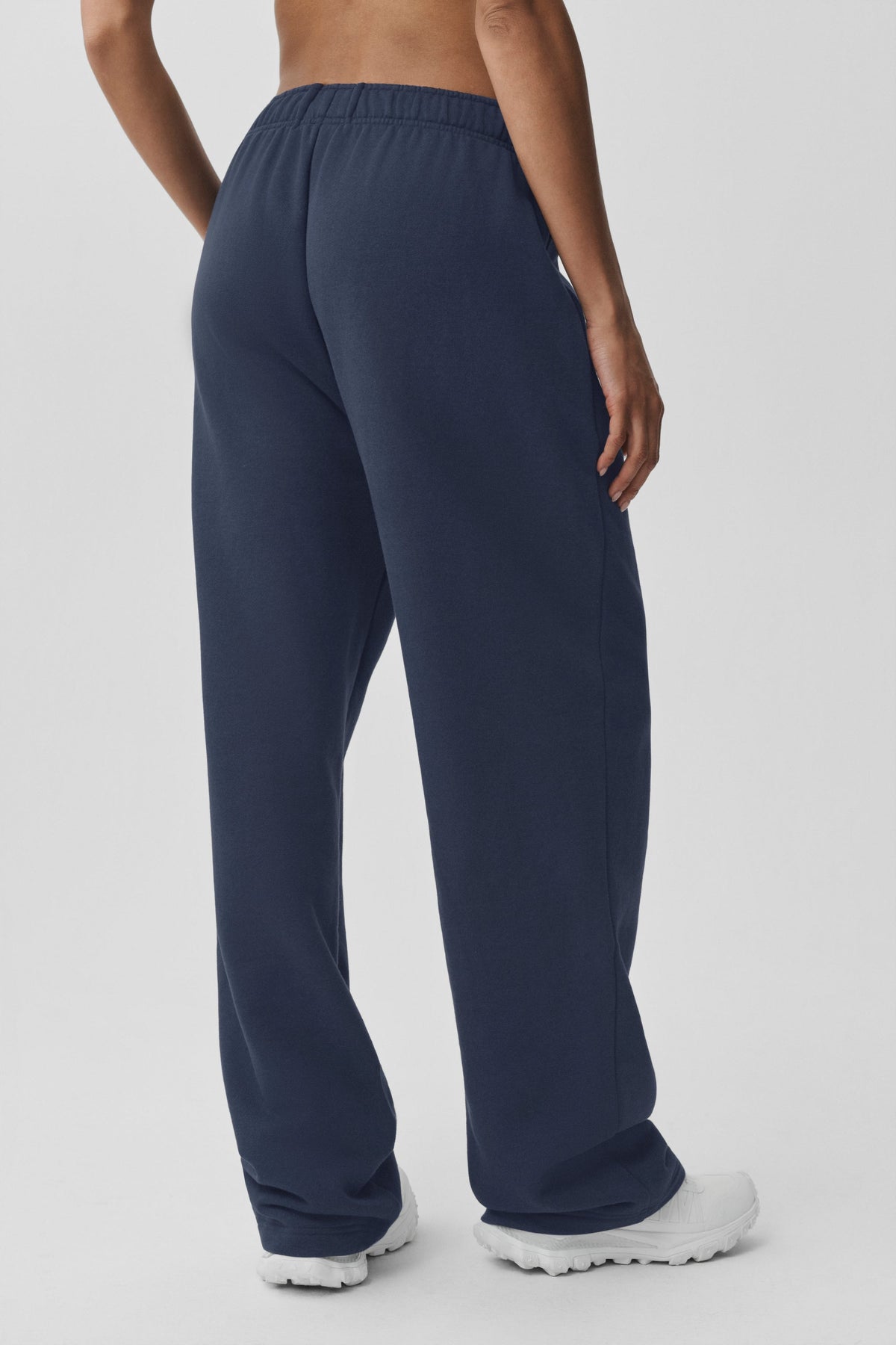 Pantalon large à taille avec cordon