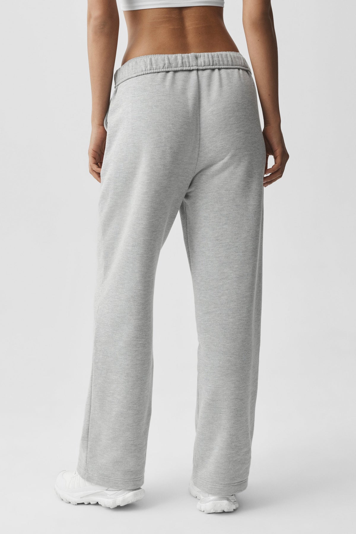 Pantalon large à taille avec cordon