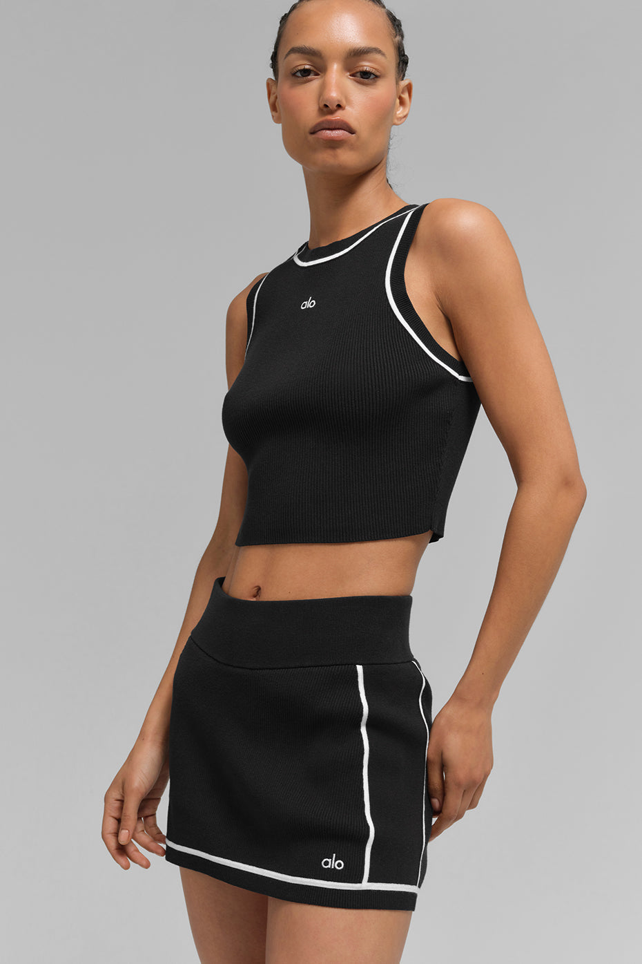 Tank Top ribbed Knit Highline Cropped  "new" "out of stock"