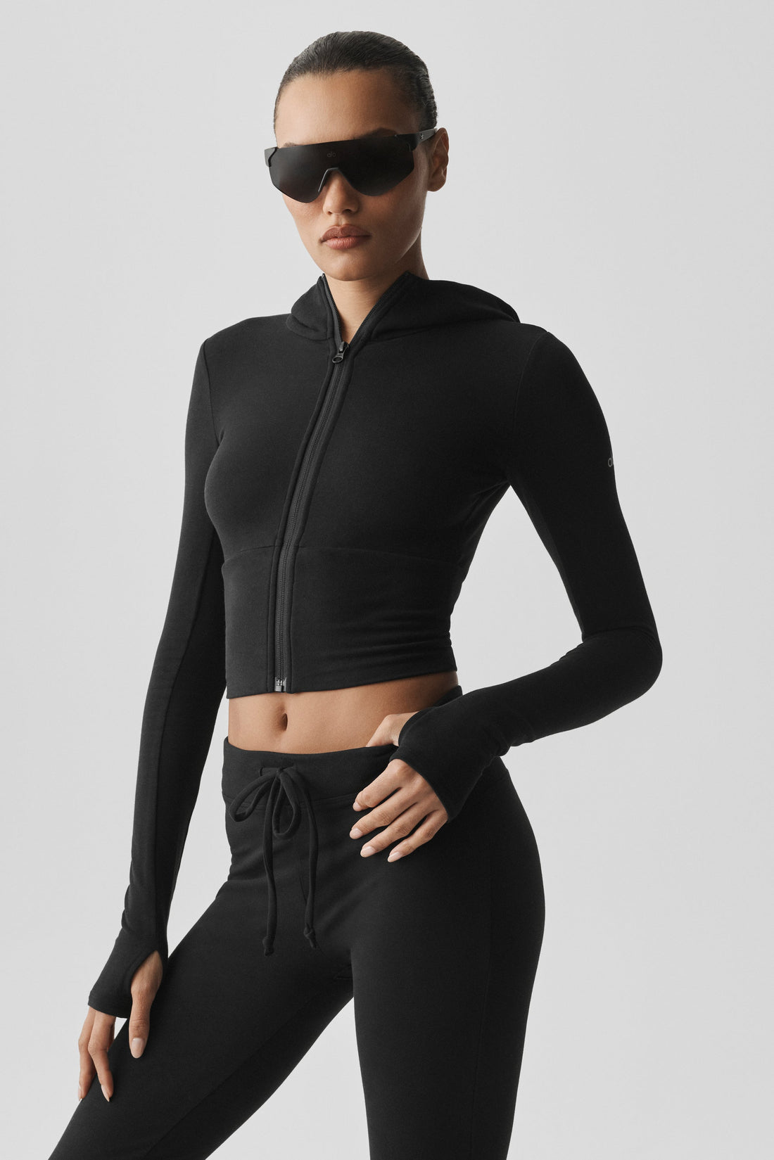 Sway Full Zip Hoodie - Black