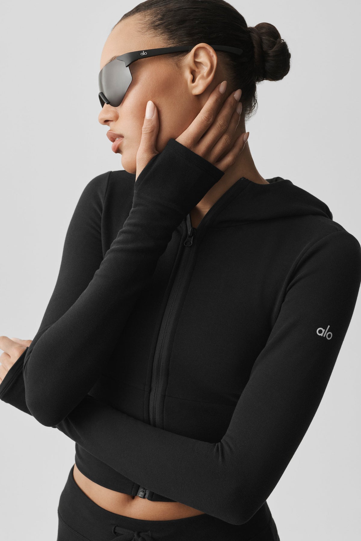 Sway Full Zip Hoodie - Black
