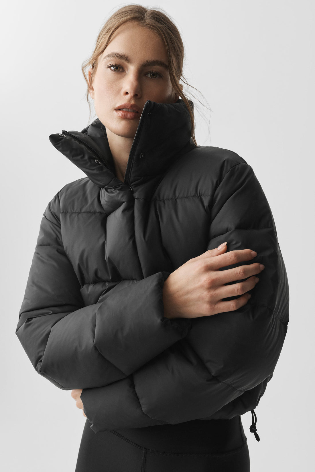 Gold Rush Puffer - Black