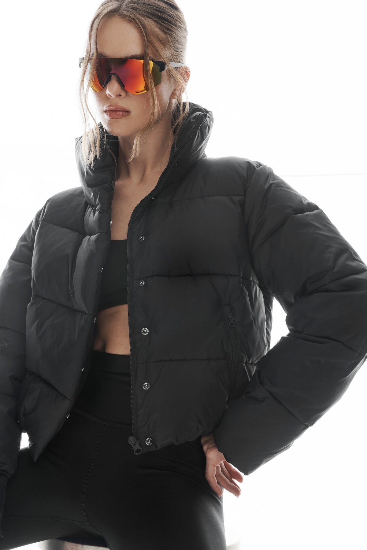 Gold Rush Puffer - Black