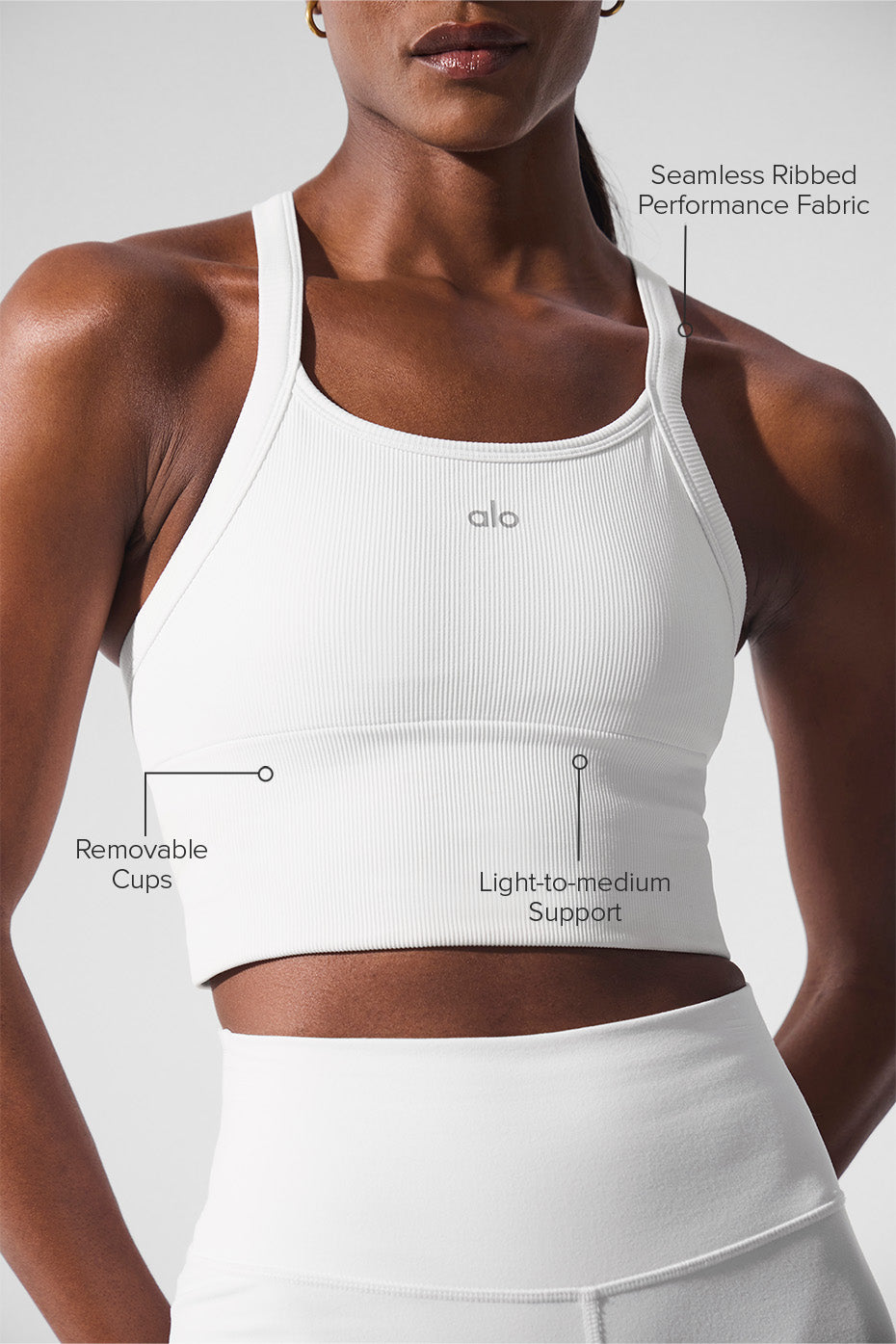 Tank bra Seamless Ribbed ( short)  "best-seller"