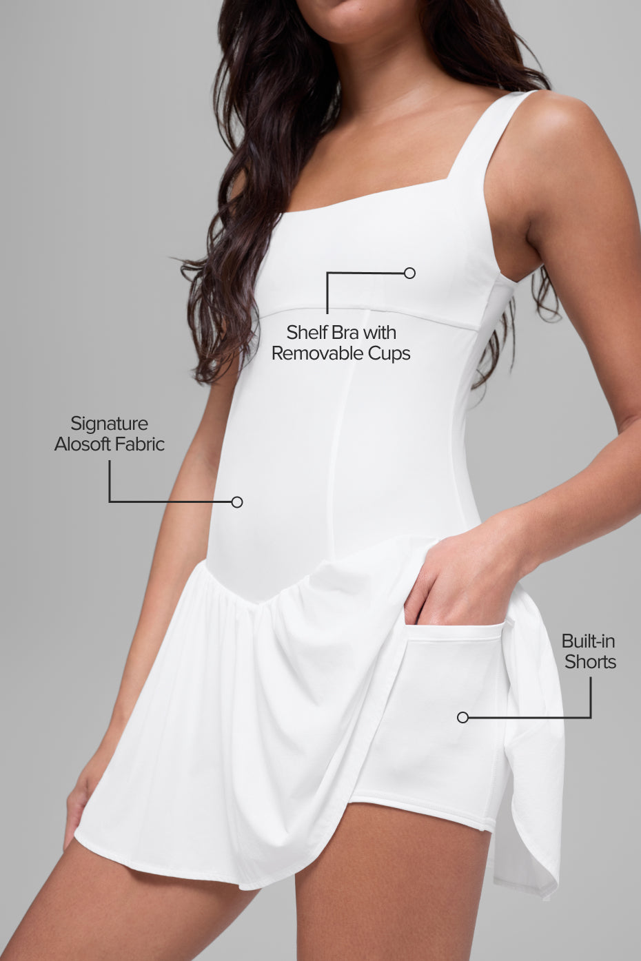 Alosoft Break Point Tennis Dress "new"