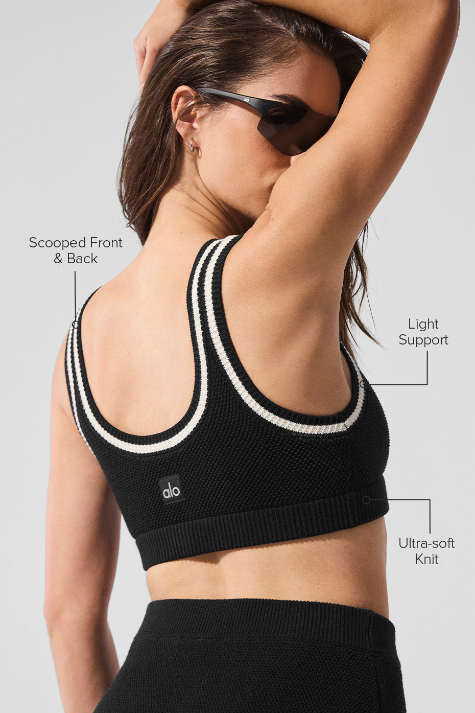 Tennis Club Sweater Knit Bra "new"