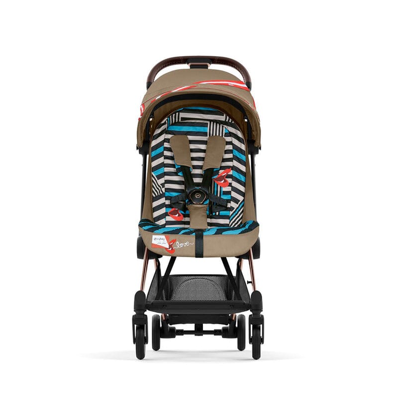 CYBEX COYA Compact & Light Travel Stroller - KK One Love / Rose Gold