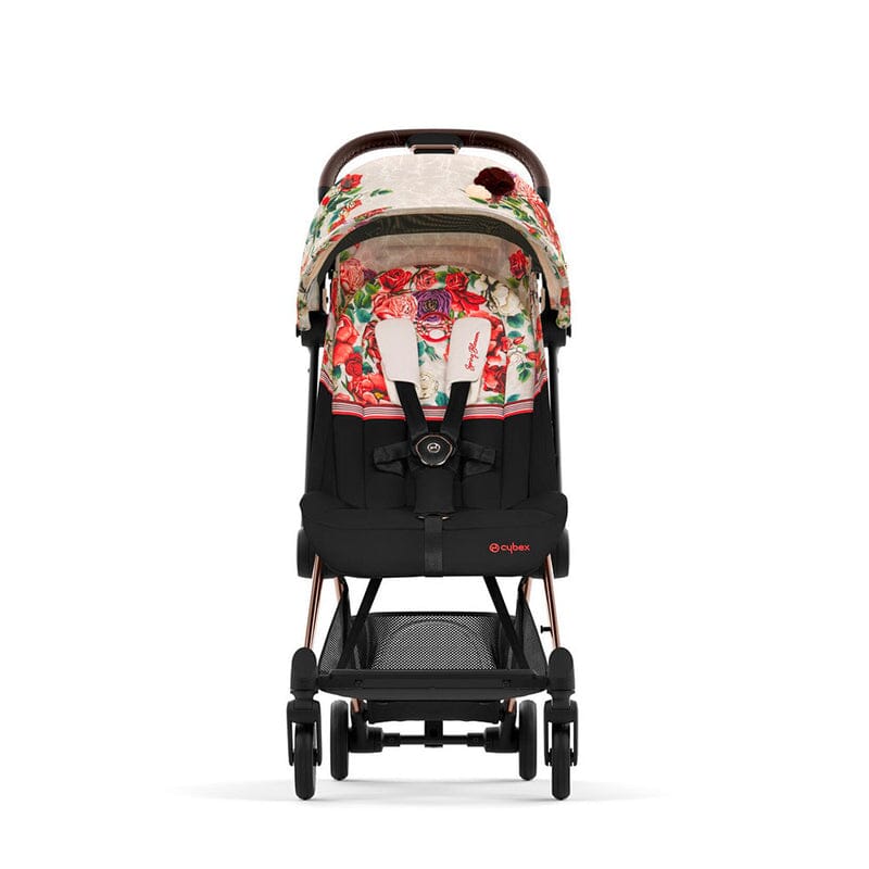 CYBEX COYA Compact & Light Travel Stroller - Spring Blossom - Light Beige