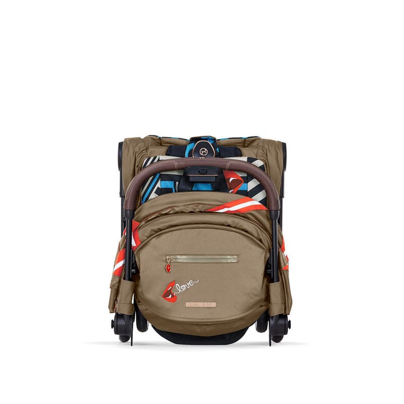 CYBEX COYA Compact & Light Travel Stroller - KK One Love / Rose Gold