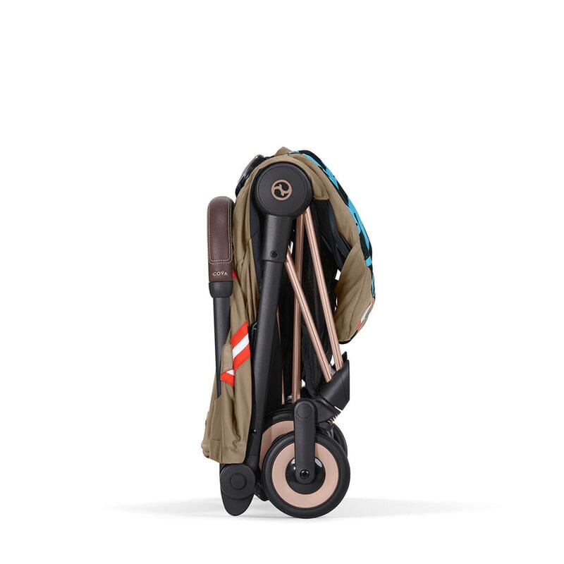 CYBEX COYA Compact & Light Travel Stroller - KK One Love / Rose Gold