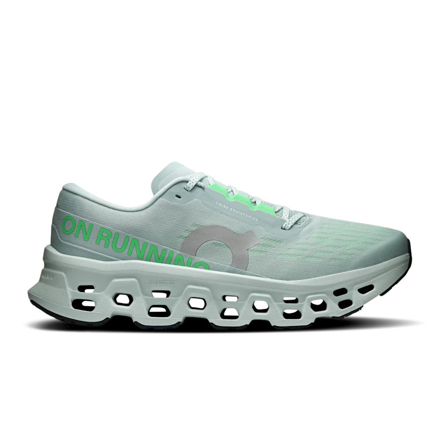 Cloudmonster 3 Wide — Homme coloris Bleu ruisseau | Neige – vue 1