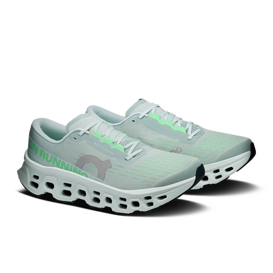 Cloudmonster 3 Wide — Homme coloris Bleu ruisseau | Neige – vue 6