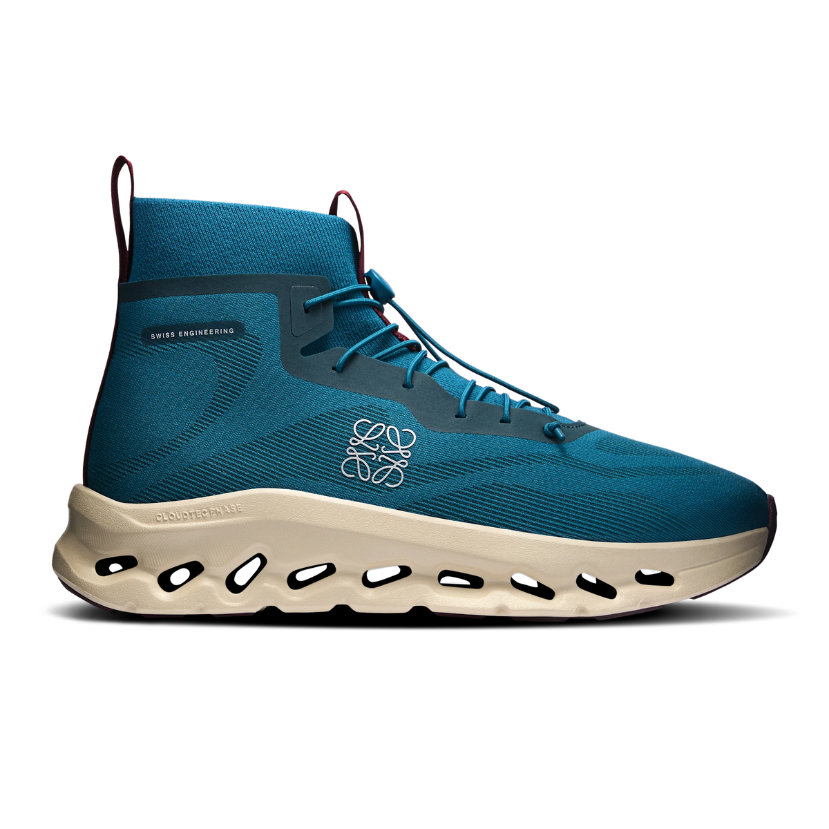 Cloudtilt Hi LOEWE — Homme coloris Bleu canard | Avoine | Bordeaux – vue 1