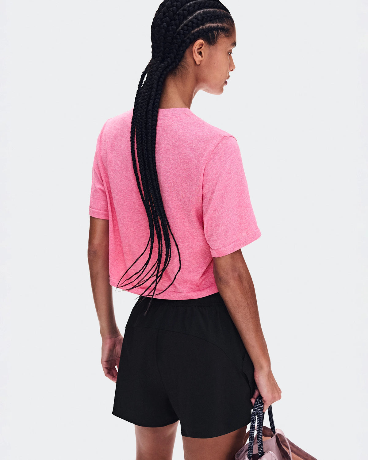 Train Flex-T Crop coloris Rose chiné – vue 5