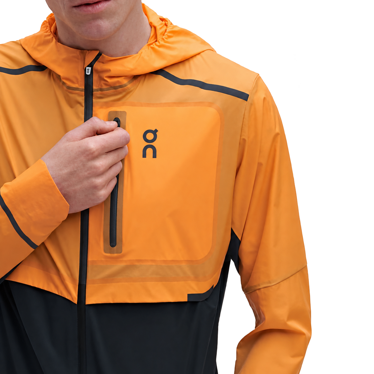 Cloud Remix Survêtement à capuche orange – vue 3