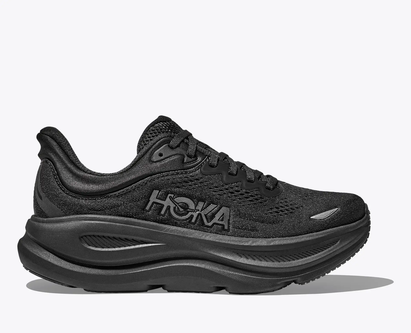 HOKA Bondi 9 — Black / Black — vidéo officielle